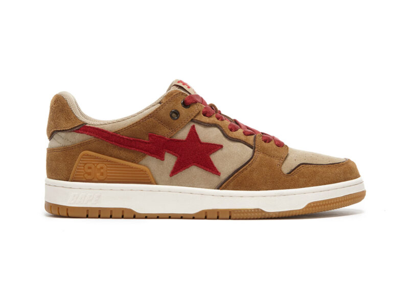 A Bathing Ape Bape Sk8 Sta Wheat Red.jpg