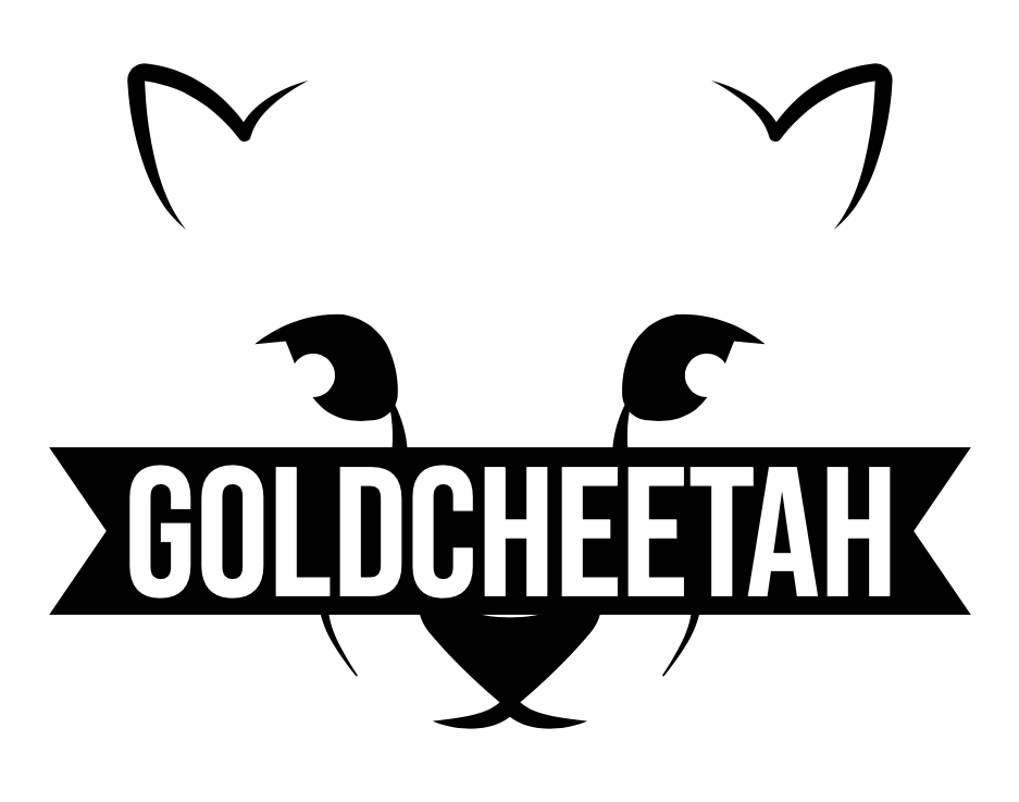 cropped GoldCheetah logos black