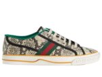 Gucci Tennis 1977 Sneaker Python Skin Beige Black