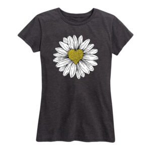 Daisy Heart Drawing Shirt Gifts for Women.jpg