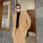 camel corduroy corn kernel oversized shoulder pad suit coat uxfls.jpg