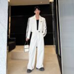 original korean version of the niche pressed strip cropped wide leg pants suits lssvc.jpg
