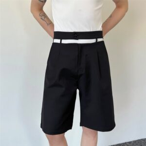 personalized design with hollowed out waist for casual trend and versatile capris 7cmt8.jpg